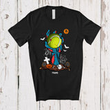 MacnyStore - Personalized Zombie Hand Holding Tennis Ball; Horror Halloween Custom Name Player Sport Team T-Shirt