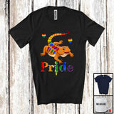MacnyStore - Pride, Colorful LGBTQ Pride Bearded Dragon LGBT Gay Rainbow Flag, Bearded Dragon Lover T-Shirt