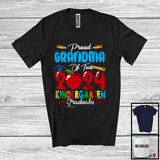 MacnyStore - Proud Grandma Of Two 2024 Kindergarten Graduates, Lovely Mother's Day Graduation Proud, Family T-Shirt