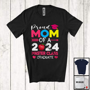 MacnyStore - Proud Mom Of A 2024 Master Class Graduate, Wonderful Mother's Day Graduation, Family Group T-Shirt