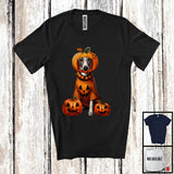 MacnyStore - Pumpkin Whippet; Adorable Halloween Costume Pumpkin; Dog Owner Family T-Shirt