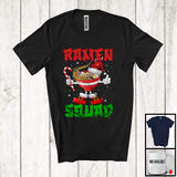 MacnyStore - Ramen Squad; Amazing Christmas Santa Ramen Japan Food; X-mas Family Group Snowing T-Shirt
