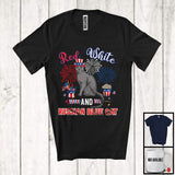 MacnyStore - Red White And Russian Blue Cat, Lovely 4th Of July American Flag Kitten Lover, Patriotic Group T-Shirt