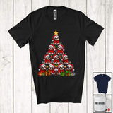 MacnyStore - Santa Sloth Christmas Tree; Amazing X-mas Christmas Lights Animal Lover; Family Group T-Shirt