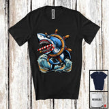 MacnyStore - Shark Eating Candy Cane; Awesome Christmas Shark Lover; Food Foodie Family Group T-Shirt