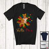 MacnyStore - Sheltie Mom, Happy Mother's Day Colorful Sunflower Paws, Matching Family Group T-Shirt
