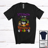 MacnyStore - Stepmom Of The Brewing Baby; Creepy Halloween Costume Witch Pot; Pregnancy Family Group T-Shirt