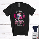 MacnyStore - Support The Fighters Admire Horror; Awesome Breast Cancer Awareness Unicorn; Pink Ribbon T-Shirt
