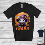 MacnyStore - Team Trash, Horror Halloween Costume Opossum Witch Lover, Matching Family Group T-Shirt
