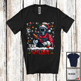 MacnyStore - Team Welder, Merry Christmas Santa Snowing, X-mas Matching Proud Careers Group T-Shirt