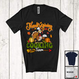 MacnyStore - Thanksgiving Cooking Team, Humorous Thanksgiving Fall Pumpkins Chicken Lover, Family Group T-Shirt
