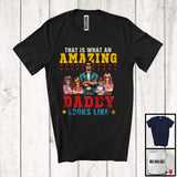 MacnyStore - That Is What An Amazing Daddy Look Likes, Happy Father's Day 1 Son 3 Daughter, Family T-Shirt