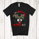 MacnyStore - This Is My Christmas Pajama Shirt; Adorable X-mas Reindeer Face; Boys Girls Family Group T-Shirt