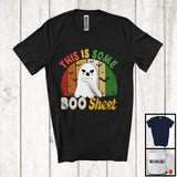 MacnyStore - This Is Some Boo Sheet; Amazing Halloween Groovy Cute Boo Ghost Lover; Vintage Retro T-Shirt