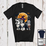 MacnyStore - Three Boo Witch Mummy Bearded Collie, Adorable Halloween Costume Puppy Owner, Family T-Shirt