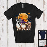 MacnyStore - Three Boo Witch Mummy Pekingese, Adorable Halloween Costume Puppy Owner, Family Group T-Shirt