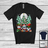 MacnyStore - Three Reindeer Santa ELF Teeth Tooth, Adorable Christmas Tree Lights, Dentist Dental Squad T-Shirt