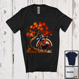 MacnyStore - Turkey Playing Golf Team; Wonderful Thanksgiving Fall Tree Turkey; Sport Player Playing T-Shirt