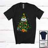 MacnyStore - Turkish Angora Cat Christmas Tree Cosplay; Merry X-mas Turkish Angora Cat Owner; Family Group T-Shirt
