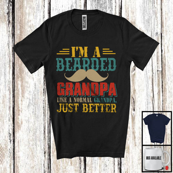 MacnyStore - Vintage Bearded Grandpa Definition Better, Awesome Father's Day Beard, Matching Family T-Shirt