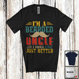 MacnyStore - Vintage Bearded Uncle Definition Better, Awesome Father's Day Beard, Matching Uncle Family T-Shirt