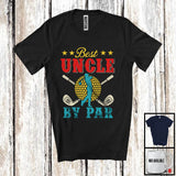MacnyStore - Vintage Best Uncle By Par, Wonderful Father's Day Golf Player Lover, Matching Family Group T-Shirt