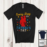 MacnyStore - Vintage Every Day Is Father's Day, Proud Fathers' Day Dad Daughter, Matching Family Group T-Shirt