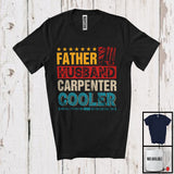 MacnyStore - Vintage Father Husband Carpenter Legend Cooler, Awesome Father's Day Careers Proud, Family T-Shirt