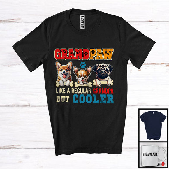MacnyStore - Vintage GrandPaw Definition Grandpa But Cooler, Adorable Father's Day Puppy Owner Lover, Family T-Shirt