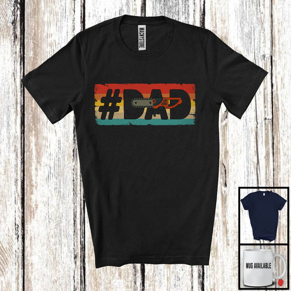 MacnyStore - Vintage Retro Dad, Awesome Father's Day Matching Carpenter Lover, Daddy Family Group T-Shirt