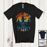 MacnyStore - Vintage Retro Every Day Is Father's Day, Proud Fathers' Day Dad Son, Family Group T-Shirt