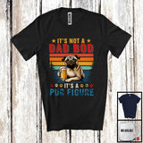 MacnyStore - Vintage Retro Not A Dad Bod It's A Pug Figure, Lovely Father's Day Pug Beer, Drinking Drunker T-Shirt