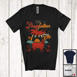 MacnyStore - Vintage The Sheepfather, Amazing Father's Day Sheep Farm Animal, Farmer Family Group T-Shirt