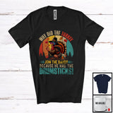 MacnyStore - Why Did The Turkey Join The Band Drumsticks, Amazing Thanksgiving Turkey, Vintage Retro T-Shirt