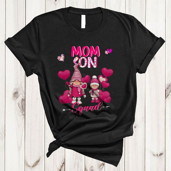 MacnyStore - Mom Son Squad, Lovely Mother's Day Matching Family Group, Gnomes Gnomies T-Shirt