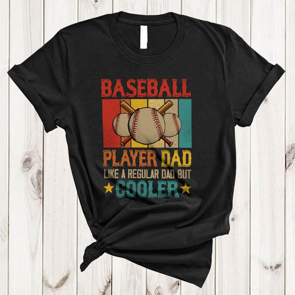 MacnyStore - Vintage Retro Baseball Player Dad Definition Cooler, Happy Father's Day Daddy, Family Group T-Shirt