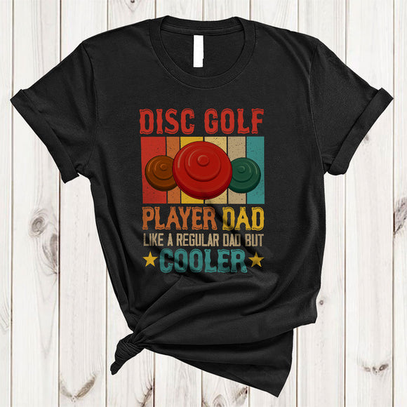 MacnyStore - Vintage Retro Disc Golf Player Dad Definition Cooler, Happy Father's Day Daddy, Family Group T-Shirt