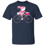 Bunny Riding Bicycle Easter Eggs Funny Easter Gifts Youth T-Shirt - Macnystore