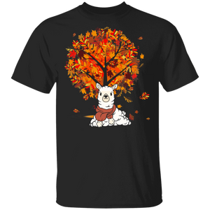 Maple Sheep Leaf Fall Hello Autumn Funny Sheep Lover Owner Gifts T-Shirt - Macnystore