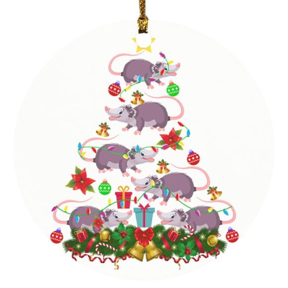 Christmas Ornament Opossum Possum Christmas Tree Ornament Xmas - Macnystore
