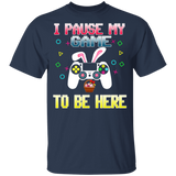 I Paused My Game To Be Here Bunny Game Controller Easter Day Youth T-Shirt - Macnystore