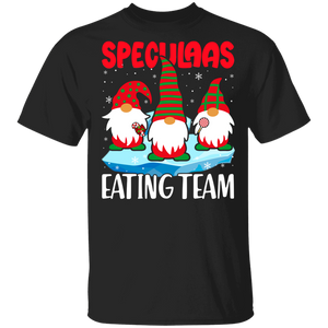 Christmas Gnomes Lover Shirt Speculaas Eating Team Funny Christmas Gnomes Lover Matching Family Group Gifts T-Shirt - Macnystore