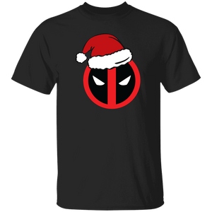Christmas Movie Lover Shirt Deadpool Santa Dad Funny Christmas Santa Hat Movie Lover Gifts Christmas T-Shirt - Macnystore