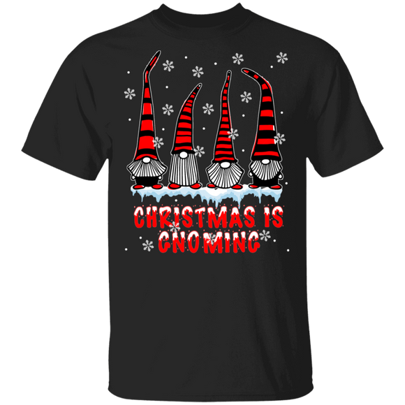 Christmas Gnomes Lover Shirt Christmas Is Gnoming Funny Christmas Gnomes Lover Gifts Christmas T-Shirt - Macnystore