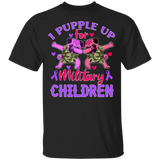 I Purple Up Shirt For The Month Of The Military Kids Funny Military Child Month Children Men Women Pug Dog Lover Gifts Youth T-Shirt - Macnystore