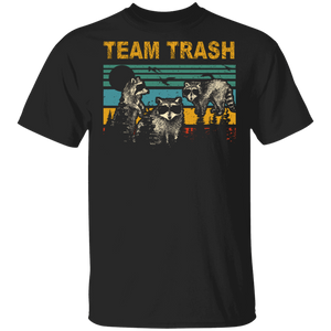 Team Trash Funny Raccoon Lover Raccoon Shirt Matching Women Men Gifts T-Shirt - Macnystore