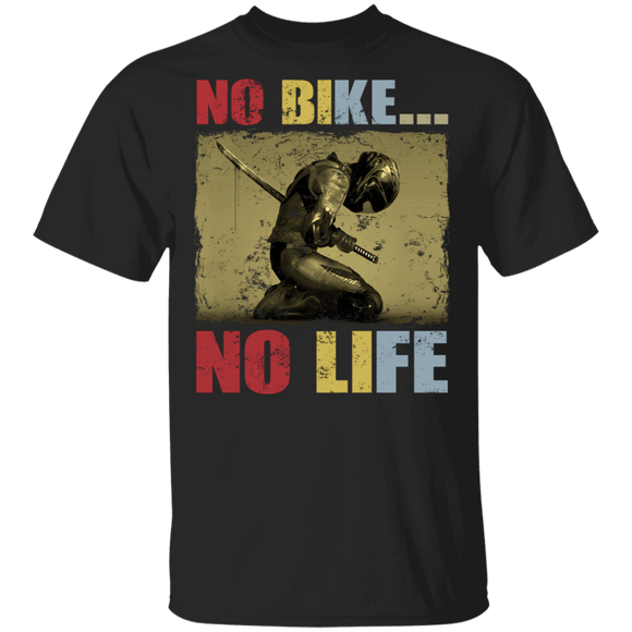Vintage No Bike No Life Cool Biker Biking Motorcycle  Lover Gifts T-Shirt - Macnystore