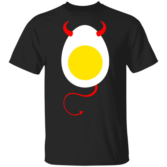 Deviled Egg Funny Halloween Evil Half Boiled Egg Gifts T-Shirt - Macnystore