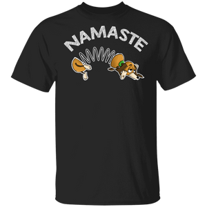 Dog Movie Lover Shirt Namaste Funny Workout Slinky Dog Movie Lover Gifts T-Shirt - Macnystore