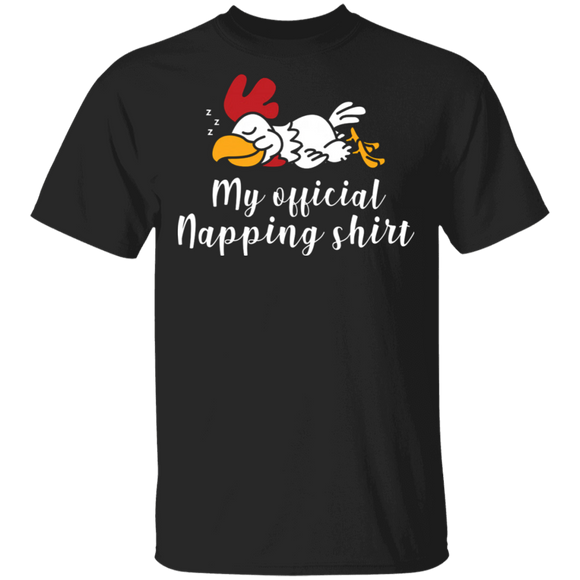 Cute Chicken Official Napping T-Shirt - Macnystore